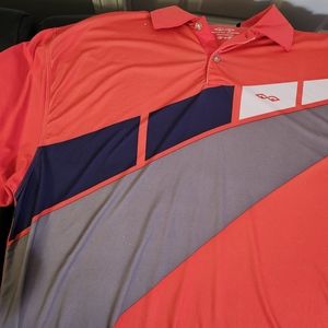 15 Name brand dri fit golf shirts.